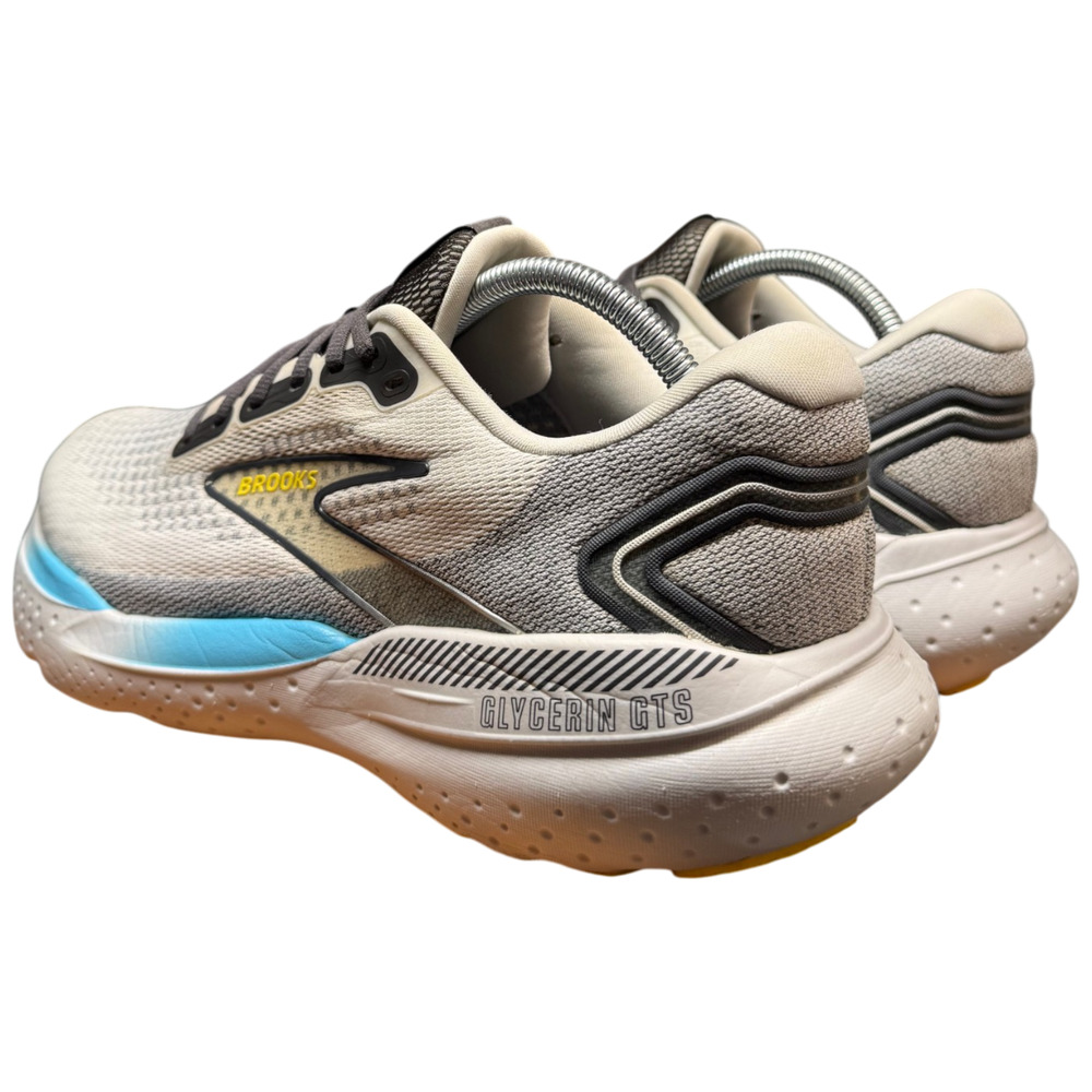 Brooks Glycerin GTS 21 Men 11.5 Sneakers Coconut Forged Iron Yellow Running Shoe - Picture 7 of 14